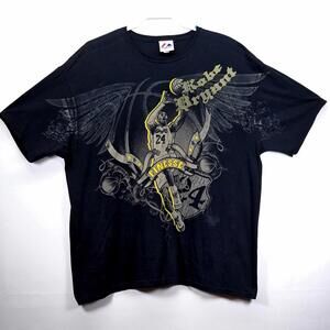 Majestic Kobe Bryant Lakers Mega Graphic T Shirt Mens 2Xl Print Activewear